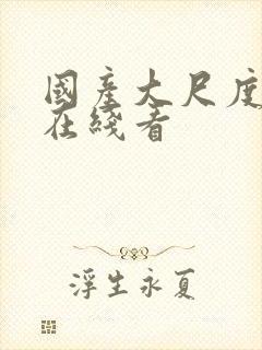 国产大尺度视频在线看