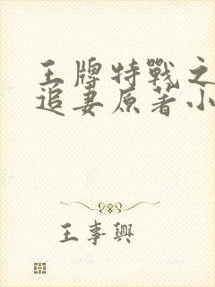 王牌特战之军少追妻原著小说