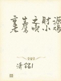 重生之财源滚滚老鹰吃小鸡笔趣阁封面