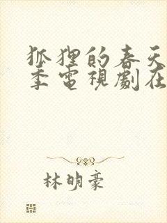 狐狸的春天第一季电视剧在线观看免费