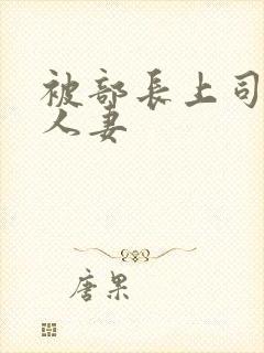 被部长上司操的人妻封面