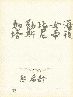 加勒比女海盗2塔斯尼帝复仇中文版封面