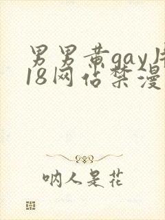 男男黄gay片18网站禁漫