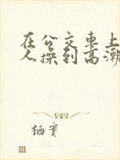 在公交车上被男人操到高潮