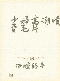 少妇高潮喷水免费毛片