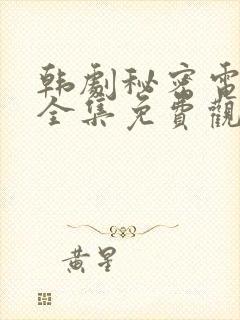 韩剧秘密电视剧全集免费观看