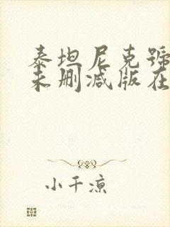 泰坦尼克号电影未删减版在线播放