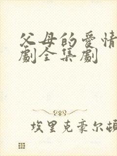 父母的爱情电视剧全集剧