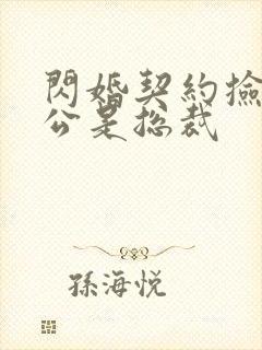 闪婚契约捡个老公是总裁封面