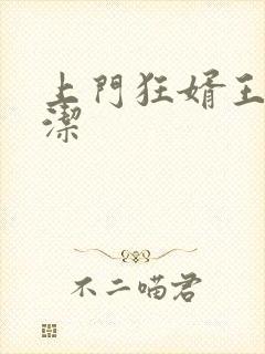 上门狂婿王浩李洁