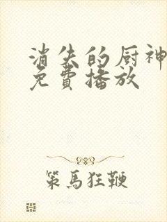 消失的厨神全集免费播放