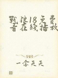 战狼18免费观看在线播放国语高清