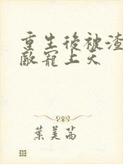 重生后被渣男死敌宠上天