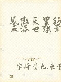 凤傲天里的黄毛反派也想幸福小说