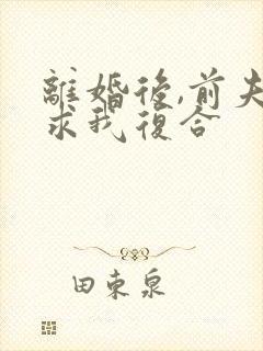 离婚后,前夫跪求我复合