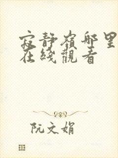 寂静岭哪里可以在线观看封面