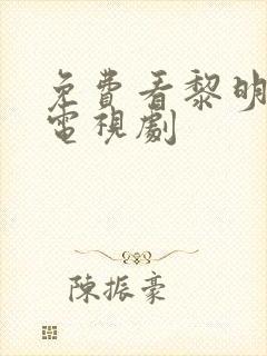 免费看黎明之战电视剧封面