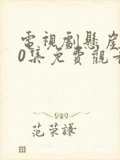 电视剧悬崖第40集免费观看