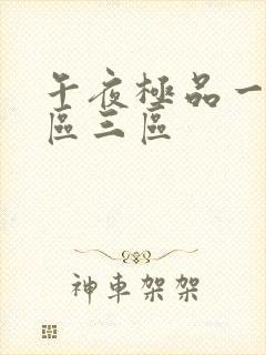 午夜极品一区二区三区