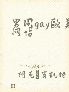男同gay欧美网站封面