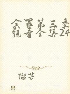 余罪第三季免费观看全集24封面