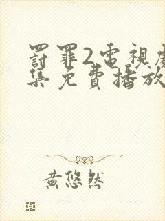 罚罪2电视剧全集免费播放完整