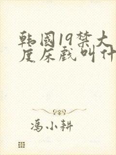 韩国19禁大尺度床戏叫什么封面