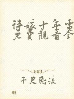 待嫁十年电视剧免费观看全集