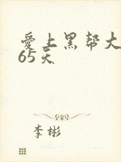 爱上黑帮大佬365天