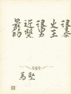 最近很火很好看的双男主泰剧2023