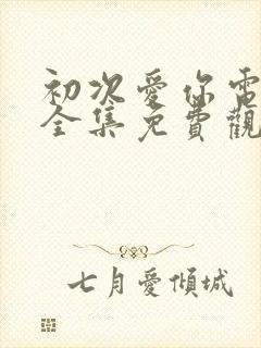 初次爱你电视剧全集免费观看高清在线