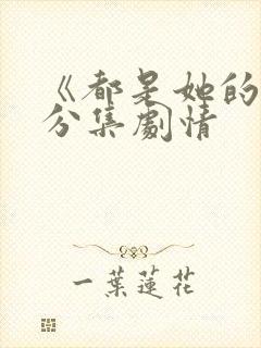 《都是她的错》分集剧情