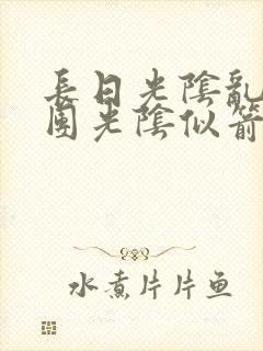 长日光阴乱作一团光阴似箭笔渺封面