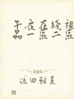 午夜在线视频精品一区二区