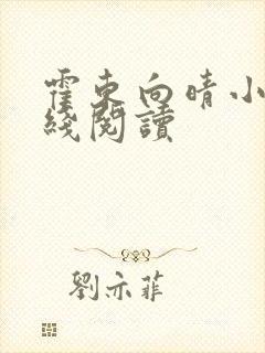 霍东向晴小说在线阅读