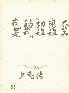 我的初恋不可能是我姐姐第1集封面