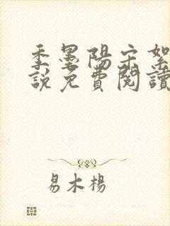 季墨阳宋絮晚小说免费阅读全文最新章节