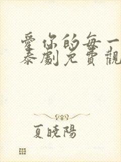 爱你的每一个我泰剧免费观看