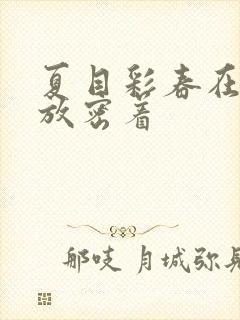 夏目彩春在线播放密着