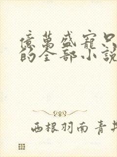 亿万盛宠只为你的全部小说