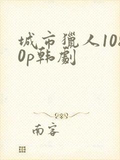 城市猎人1080p韩剧