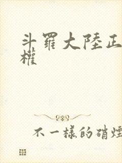 斗罗大陆正版授权封面