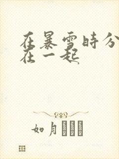 在暴雪时分哪集在一起