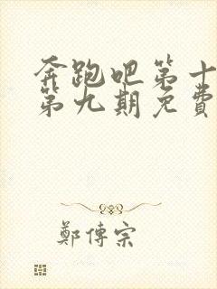 奔跑吧第十三季第九期免费观看完整版