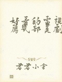 好看的电视剧推荐几部美剧有哪些