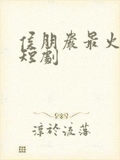 侯朋岩最火十部短剧