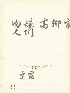 肉嫁 高柳家的人们封面