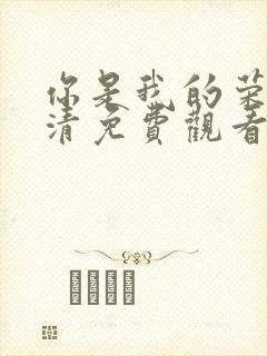 你是我的荣耀高清免费观看完整版