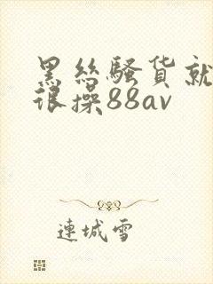 黑丝骚货就得很很操88av封面