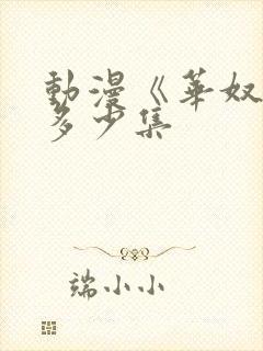 动漫《华奴隶》多少集